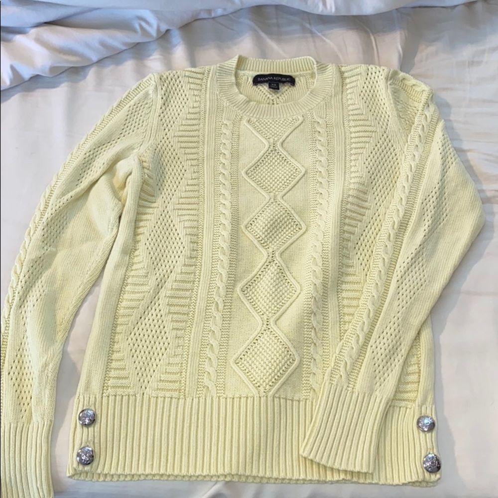Yellow Banana Republic Sweater Sz XS